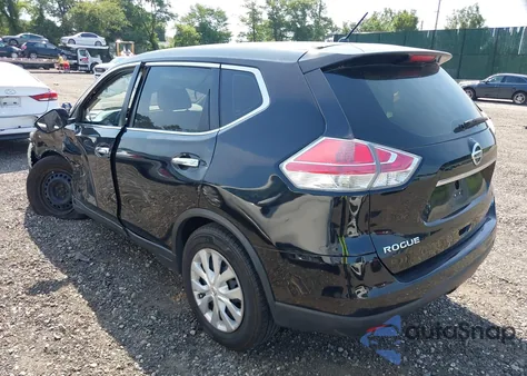 2014 Nissan Rogue S z USA, uszkodzony, nr VIN 5N1AT2MV1EC834227
